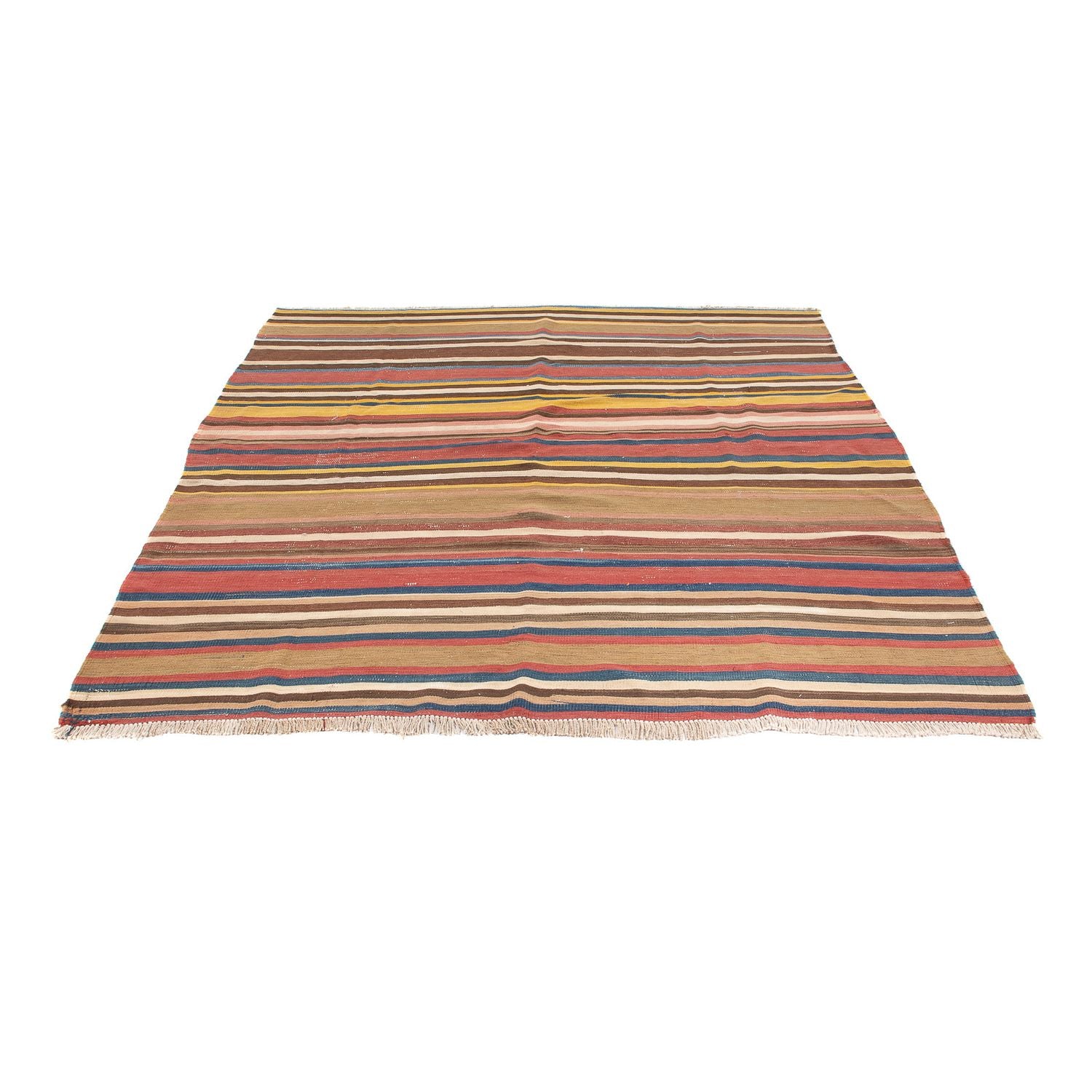 Kelim Teppich - Old - 215 x 172 cm - mehrfarbig