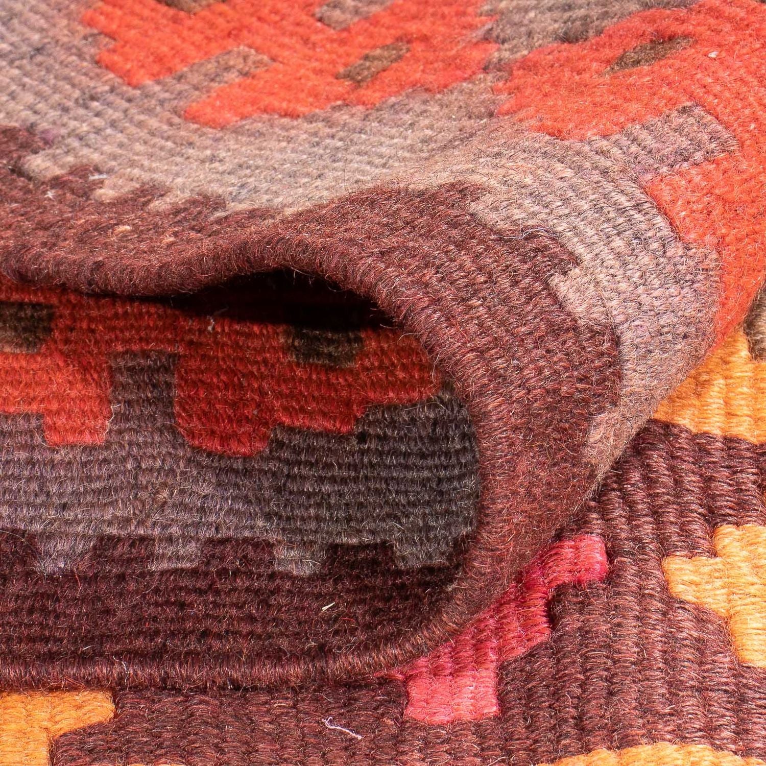 Läufer Kelim - Old - 330 x 150 cm - mehrfarbig
