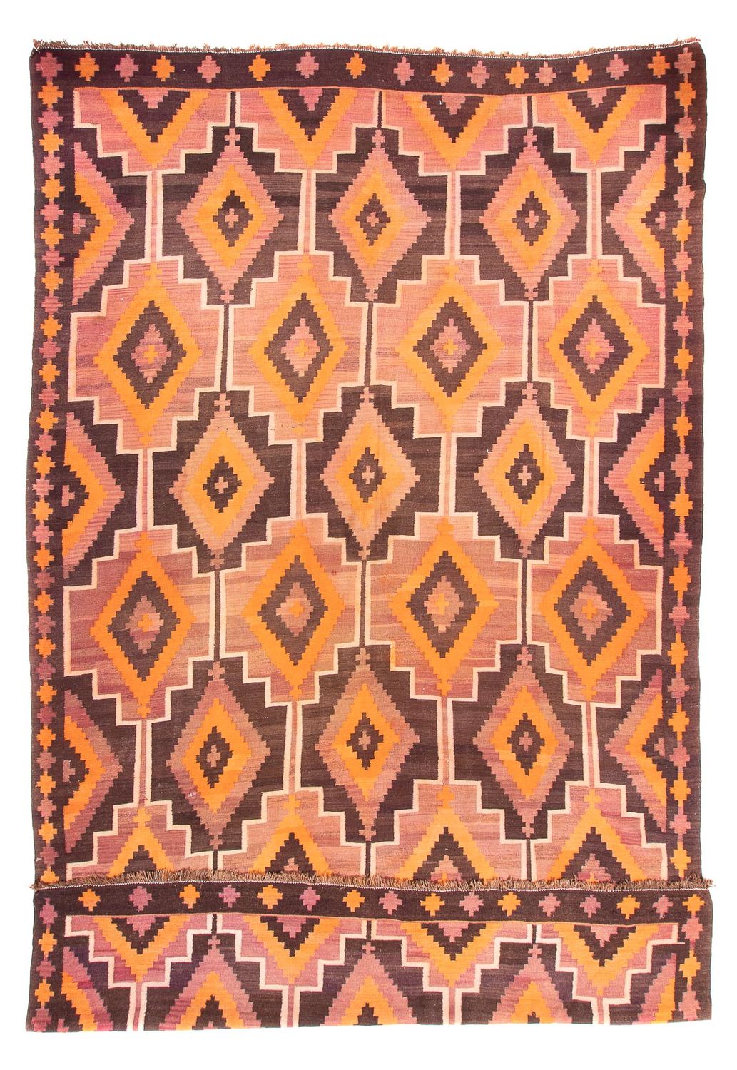 Kelim Teppich - Old - 460 x 280 cm - mehrfarbig
