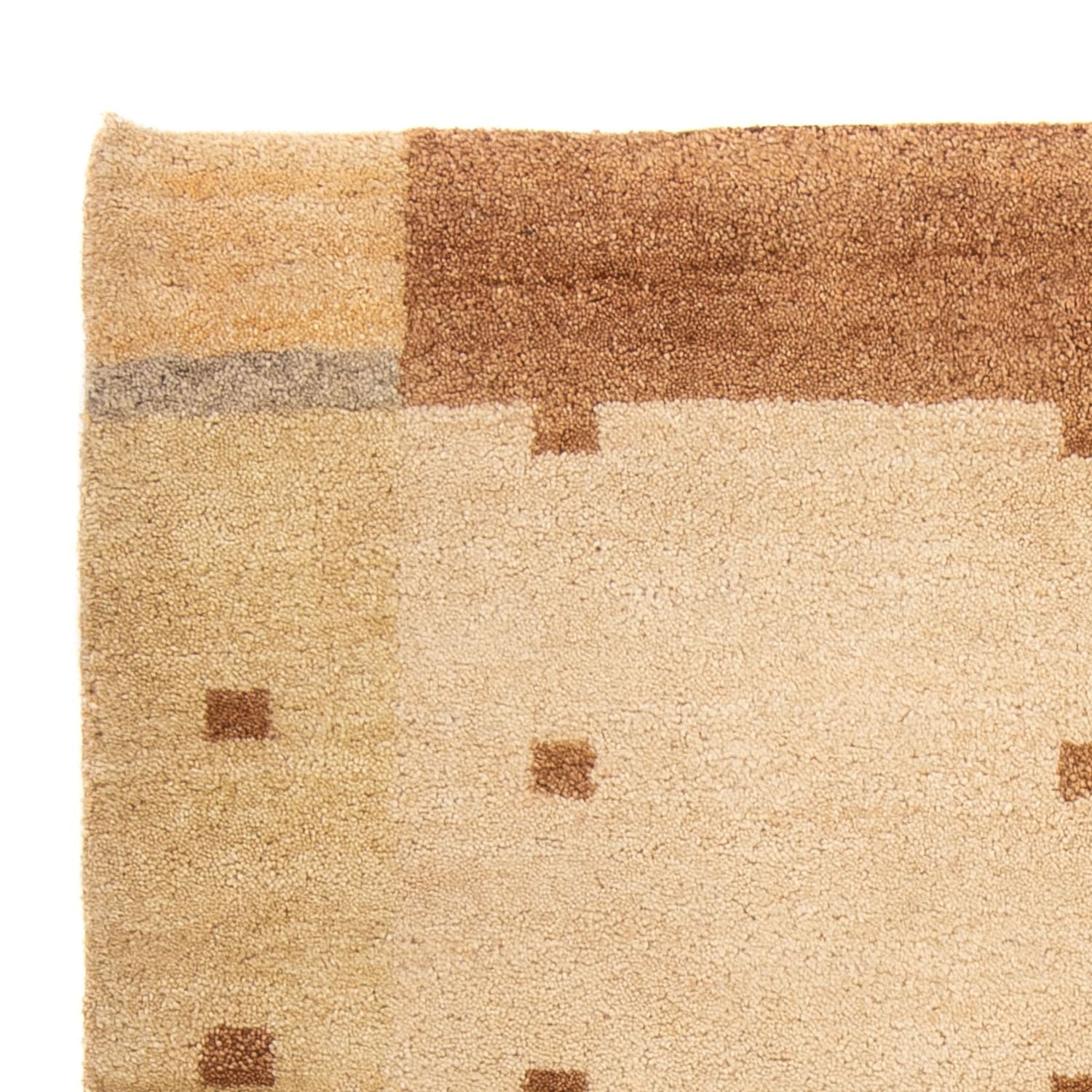 Gabbeh Teppich - Indus - 158 x 105 cm - beige