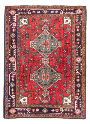 Perserteppich - Nomadic - 150 x 107 cm - rot