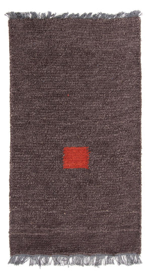 Nepal Teppich - 140 x 70 cm - grau