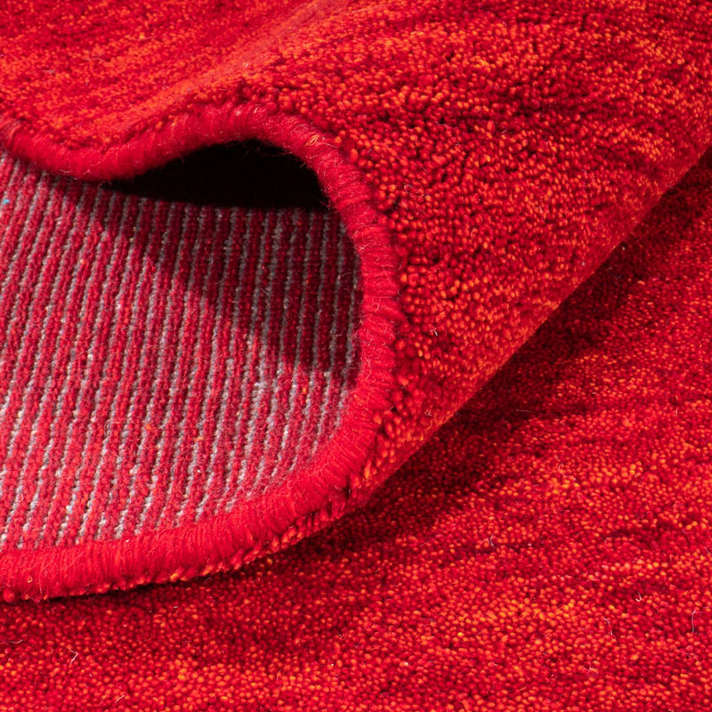 Gabbeh Teppich - Softy quadratisch  - 200 x 200 cm - rot