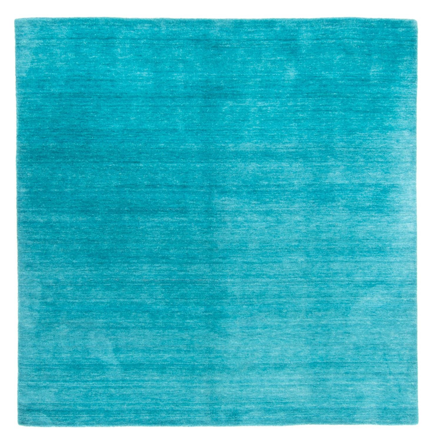 Gabbeh Teppich - Softy quadratisch  - 200 x 200 cm - türkis