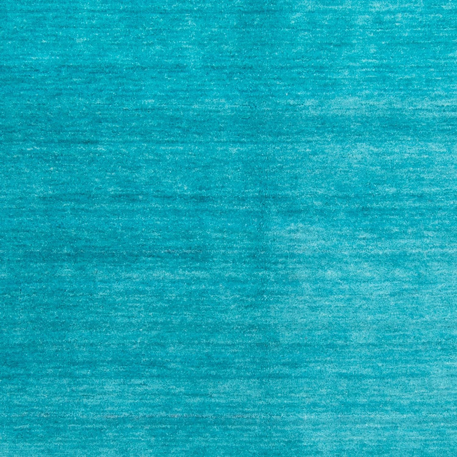 Gabbeh Teppich - Softy quadratisch  - 200 x 200 cm - türkis
