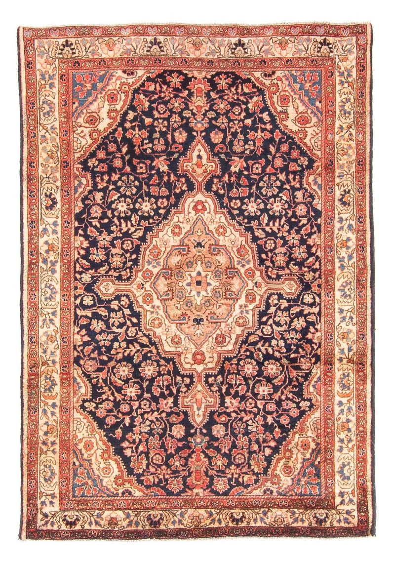 Perserteppich - Nomadic - 146 x 103 cm - dunkelblau