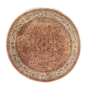 Orientteppich - Indus rund  - 245 x 245 cm - lachs