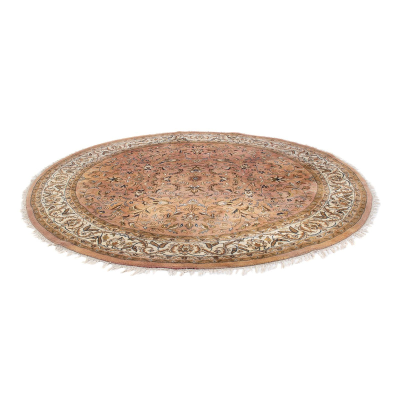 Orientteppich - Indus rund  - 245 x 245 cm - lachs