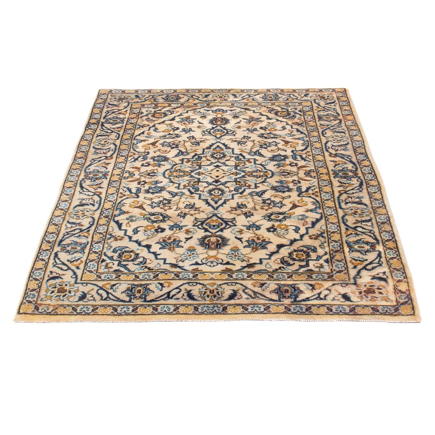 Perserteppich - Keshan - 150 x 100 cm - beige