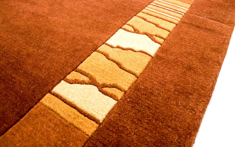 Nepal Teppich 200 x 144 cm - braun