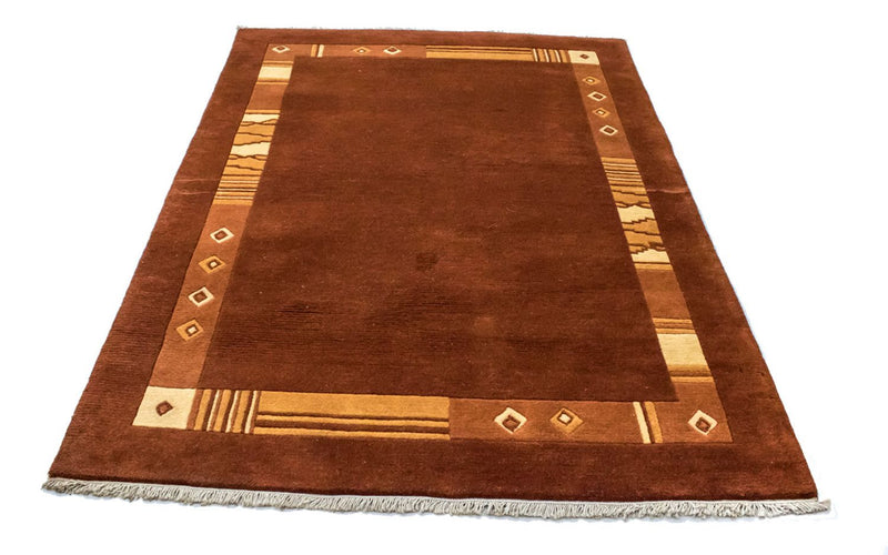 Nepal Teppich 200 x 144 cm - braun