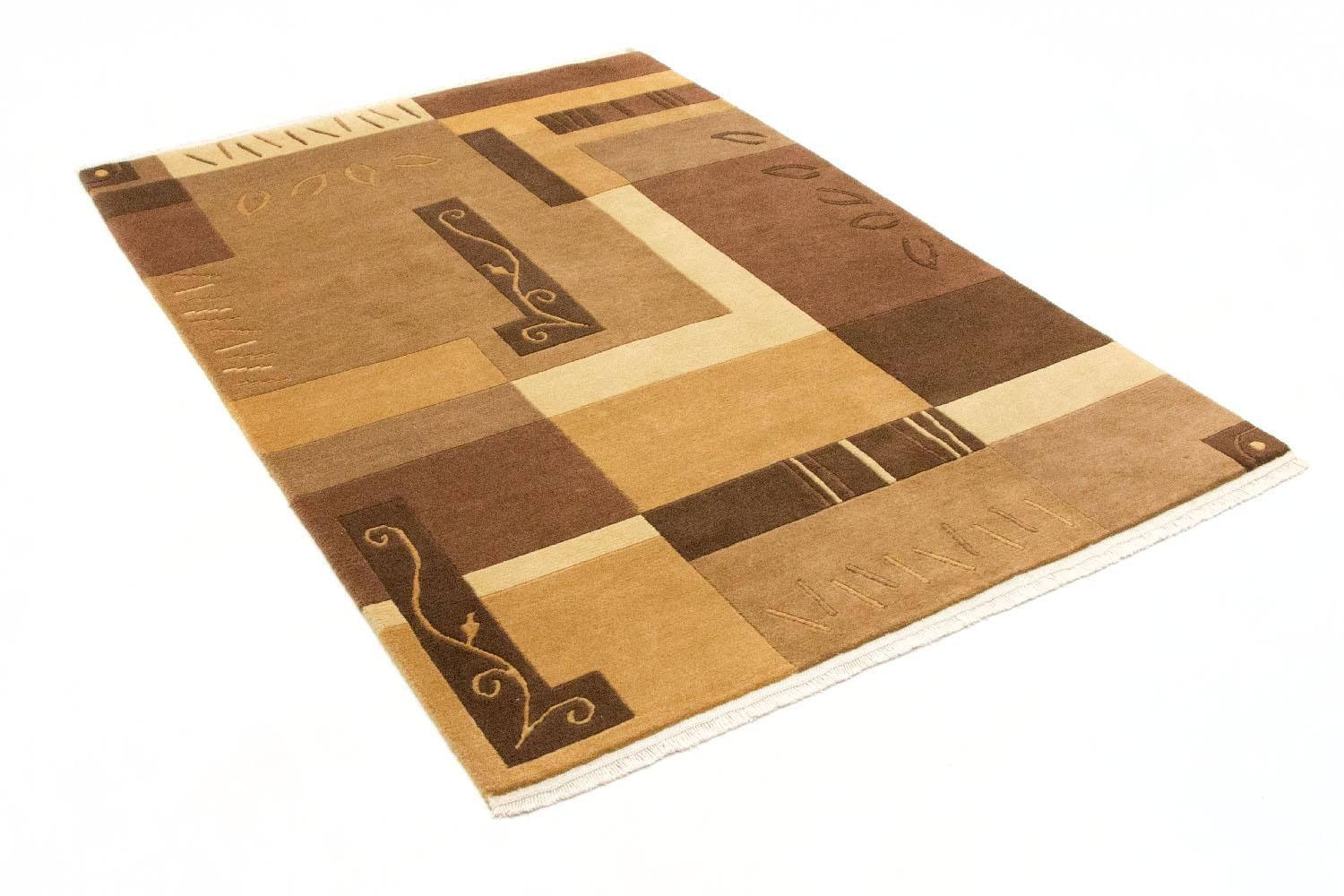 Nepal Teppich 184 x 121 cm - mehrfarbig