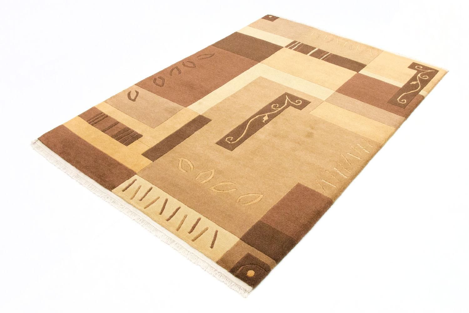 Nepal Teppich 184 x 121 cm - mehrfarbig