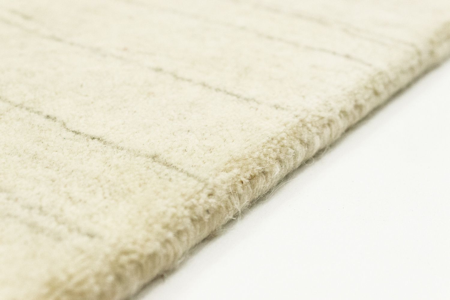 Gabbeh Teppich - Indus 200 x 80 cm - naturweiß