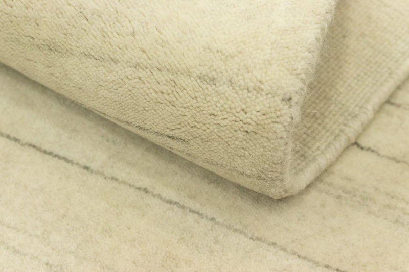 Gabbeh Teppich - Indus 200 x 80 cm - naturweiß