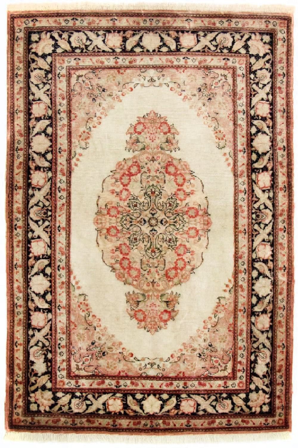 Seidenteppich - Ghom Seide - Premium 120 x 70 cm Teppichbrücke