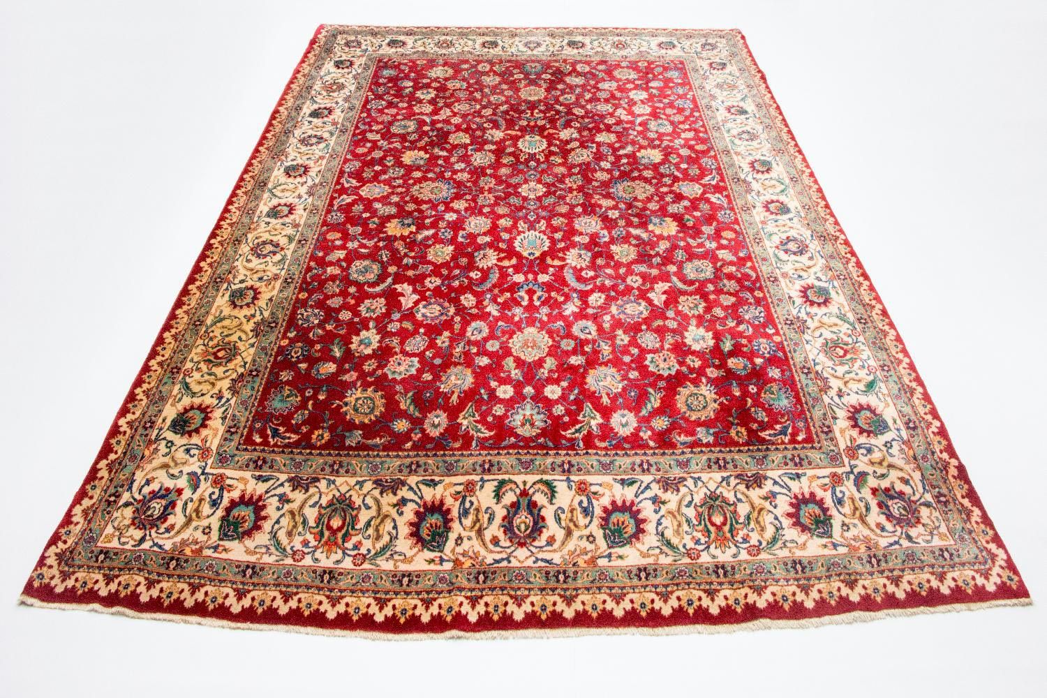 Perserteppich - Täbriz 410 x 212 cm - rot