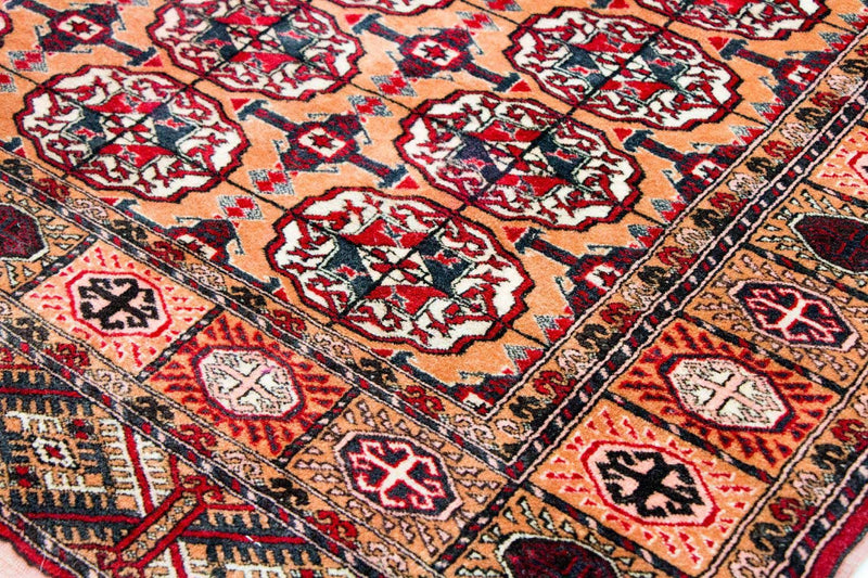 Afghan Teppich - Buchara 156 x 122 cm - lachs