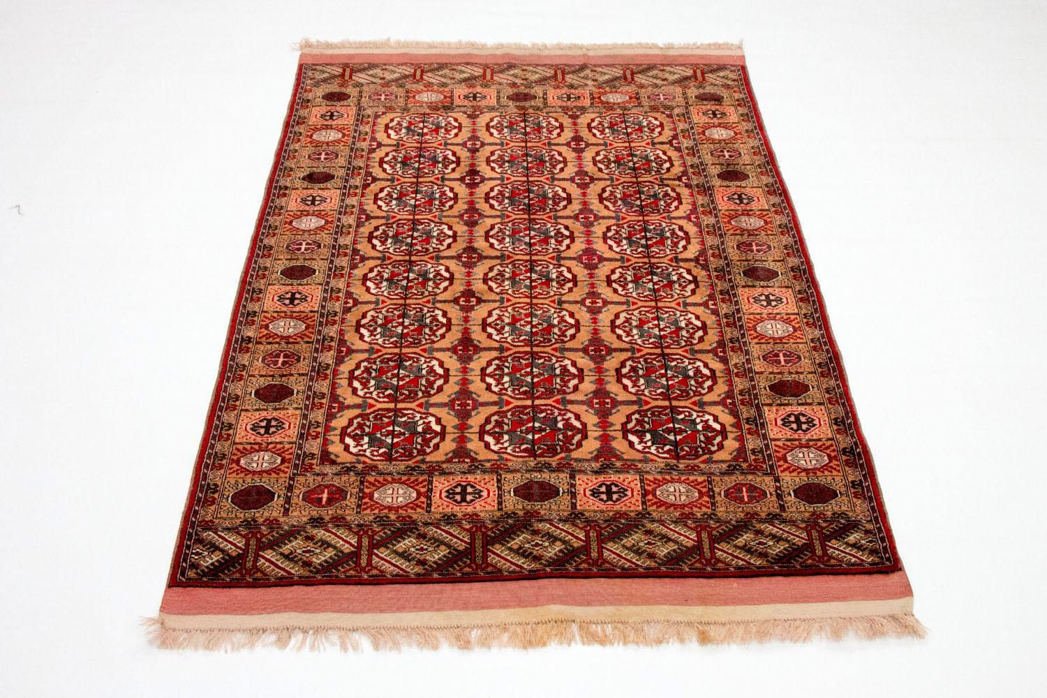 Afghan Teppich - Buchara 156 x 122 cm - lachs