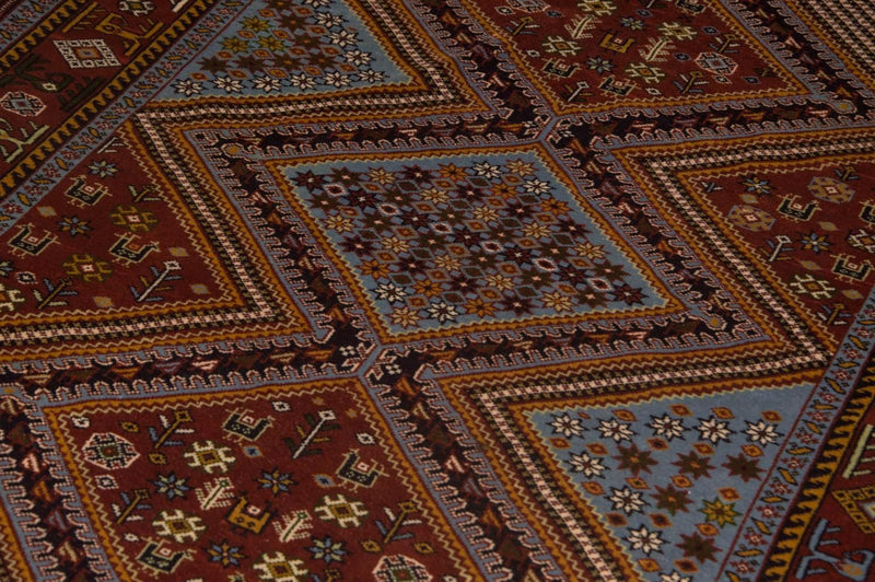 Afghan Teppich 148 x 118 cm - braun
