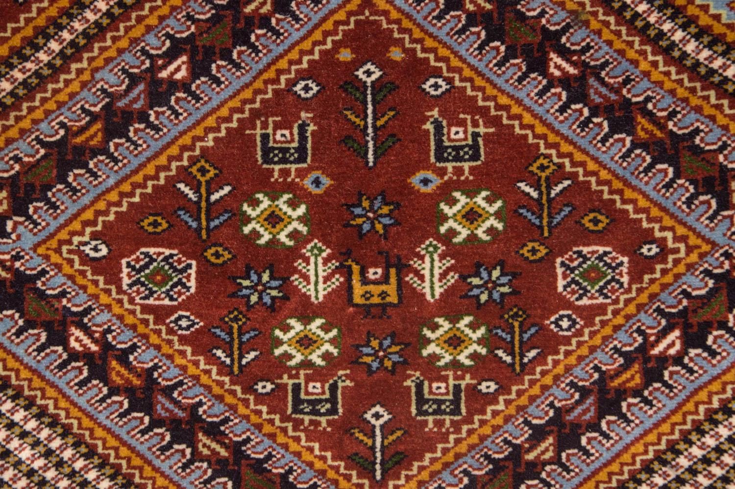 Afghan Teppich 148 x 118 cm - braun