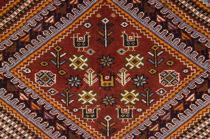 Afghan Teppich 148 x 118 cm - braun