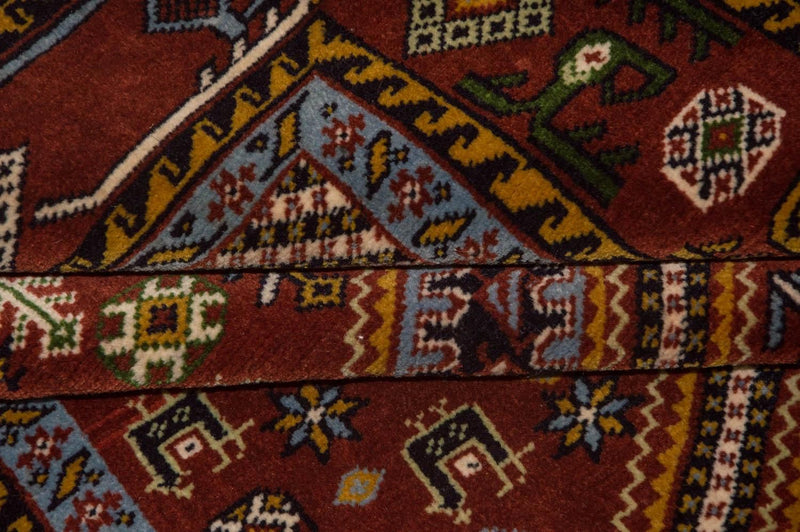 Afghan Teppich 148 x 118 cm - braun