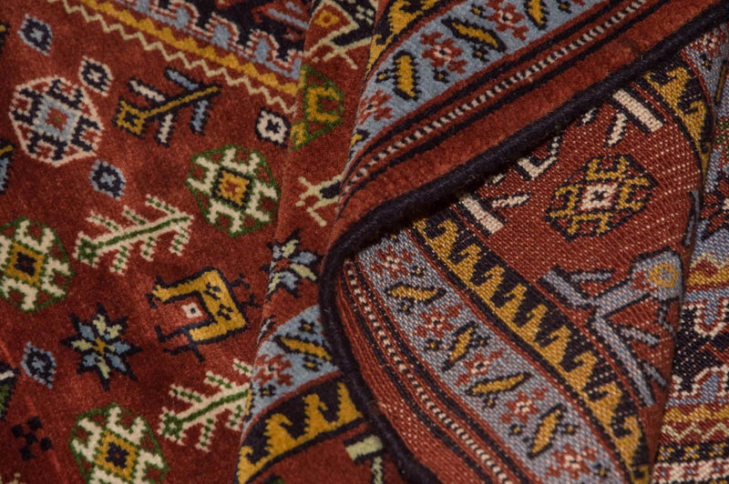Afghan Teppich 148 x 118 cm - braun