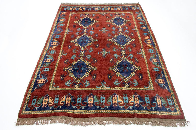 Afghan Teppich - Kunduz 294 x 211 cm - rot