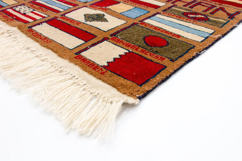 Bild-Teppich 182 x 132 cm - mehrfarbig