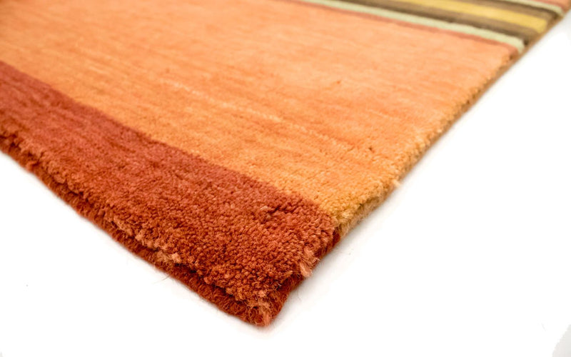 Wollteppich 242 x 150 cm Wohnzimmer Teppich