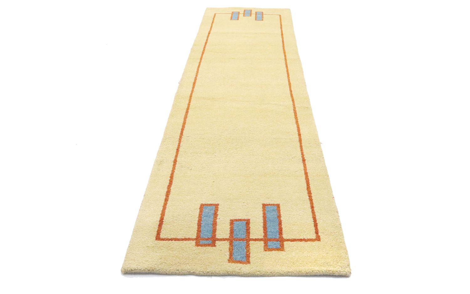 Gabbeh Teppich - Indus 298 x 80 cm - beige