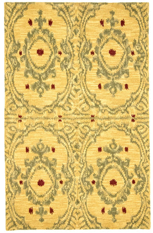 Wollteppich 243 x 152 cm Wohnzimmer Teppich