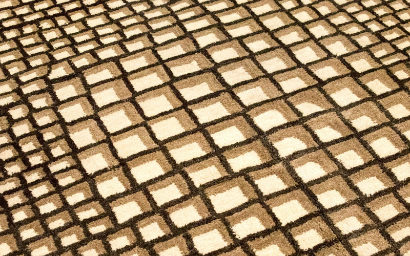 Wollteppich 243 x 170 cm Wohnzimmer Teppich