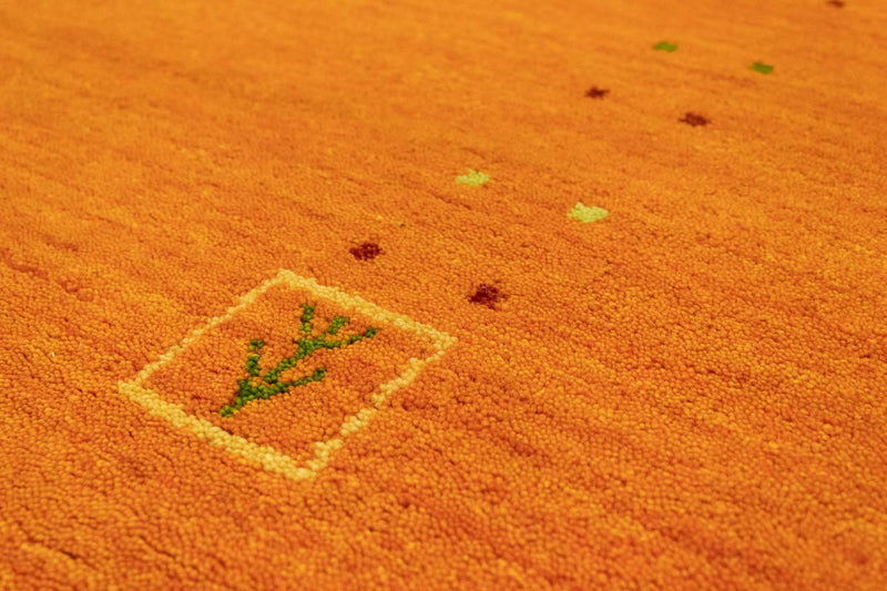 Gabbeh Teppich - Indus 350 x 80 cm - orange