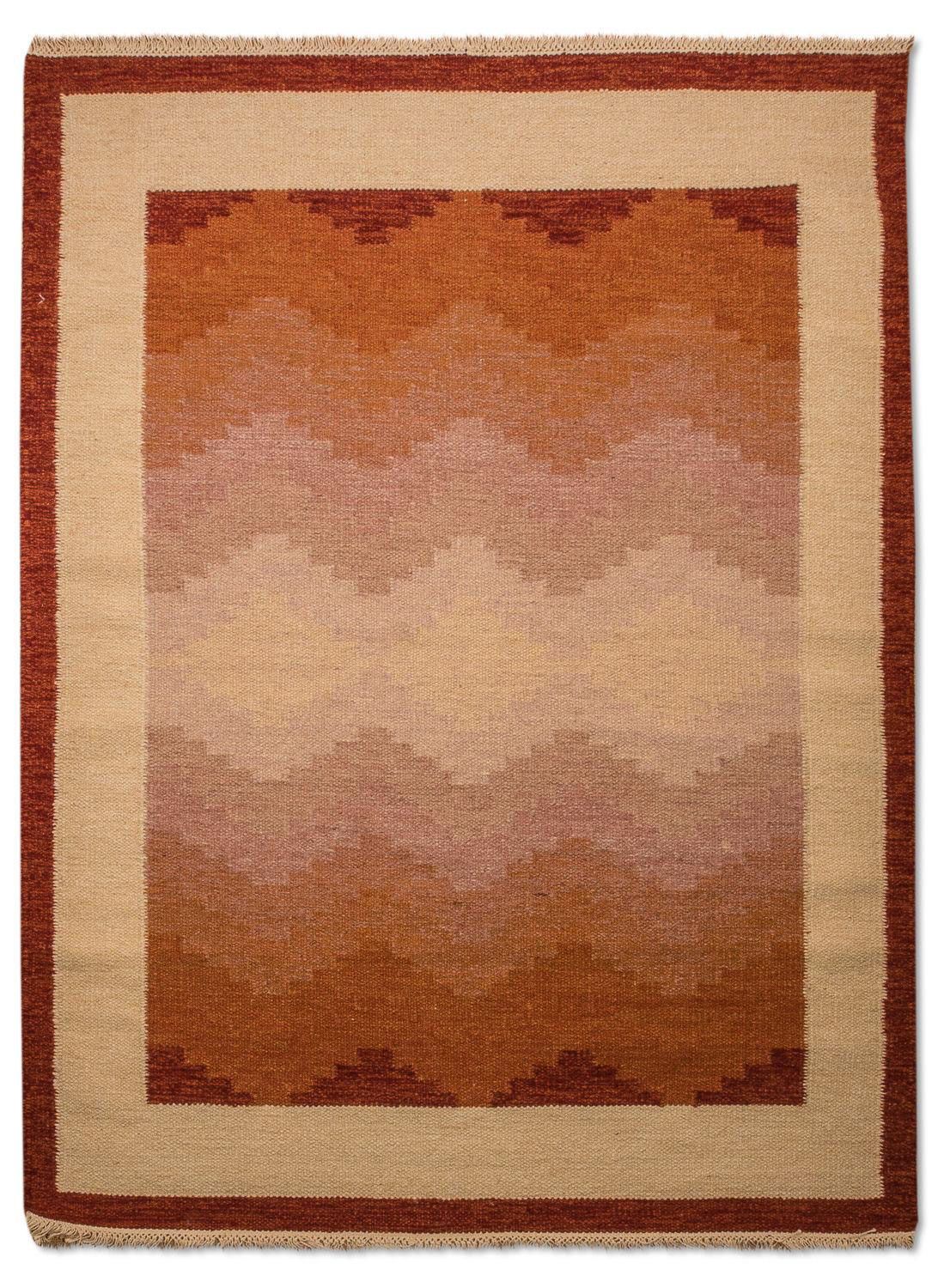 Kelim Teppich - Trendy 200 x 140 cm - orange