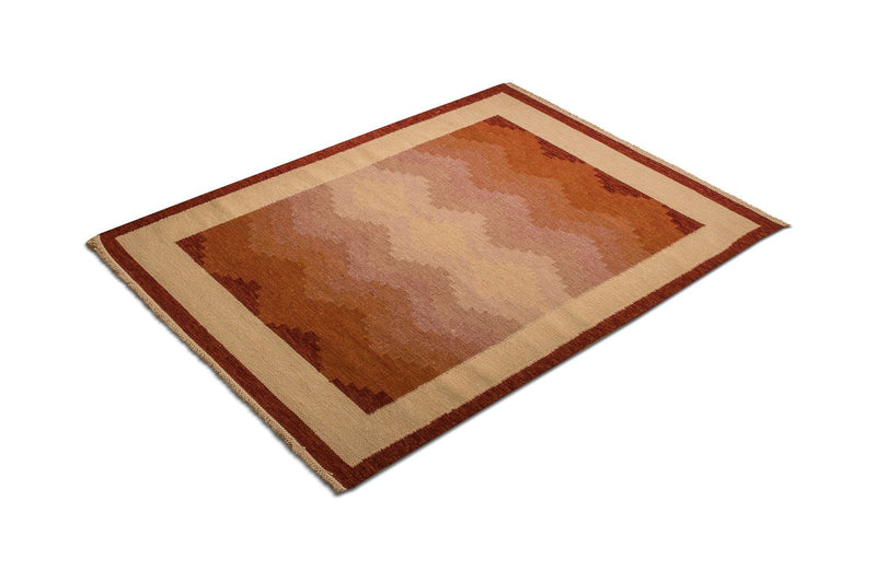 Kelim Teppich - Trendy 200 x 140 cm - orange