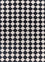 Wollteppich - 280 x 182 cm - schwarz-weiß