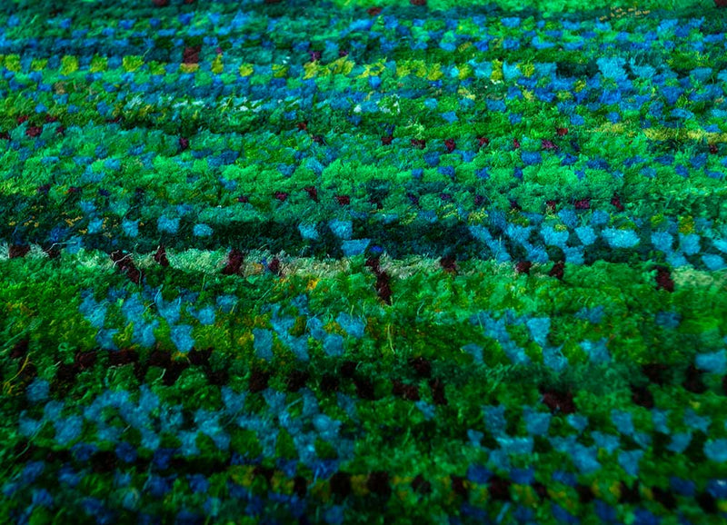 Designer Teppich - 300 x 240 cm - grün
