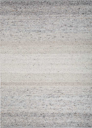 Wollteppich - 240 x 180 cm - hellgrau