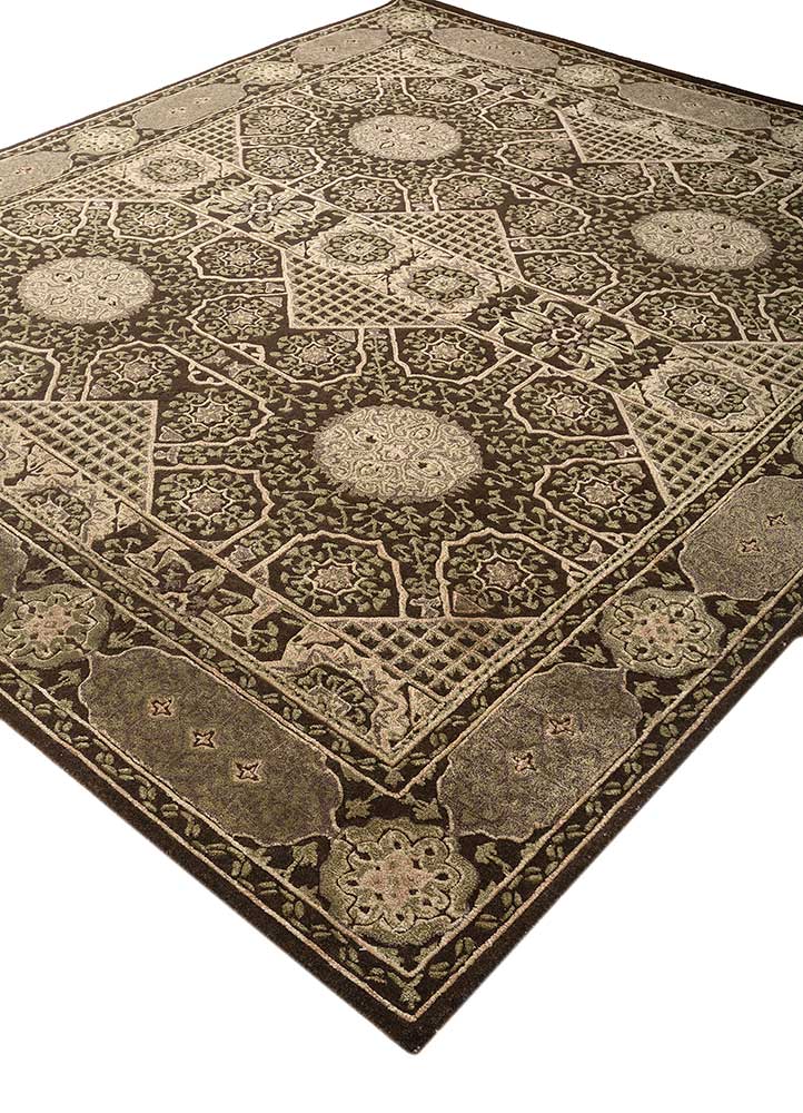 Wollteppich - 270 x 240 cm - beige