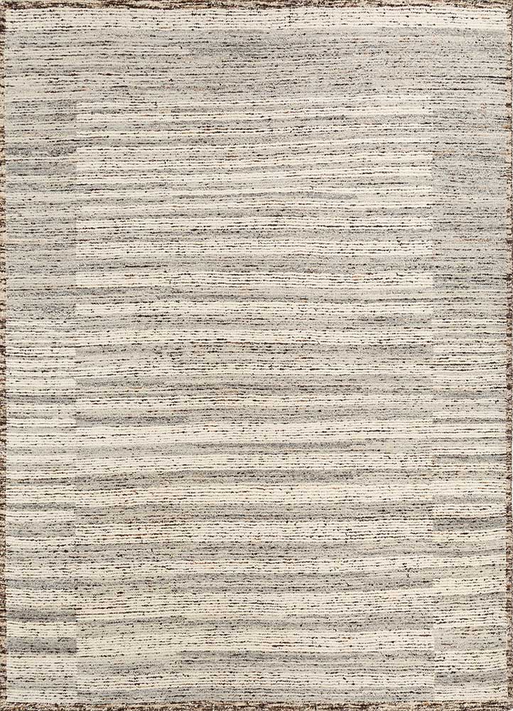 Wollteppich - 285 x 255 cm - hellgrau