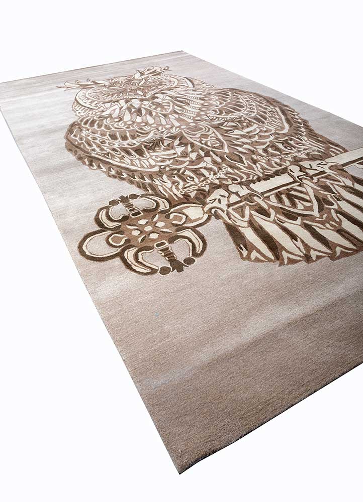 Wollteppich - 360 x 195 cm - creme