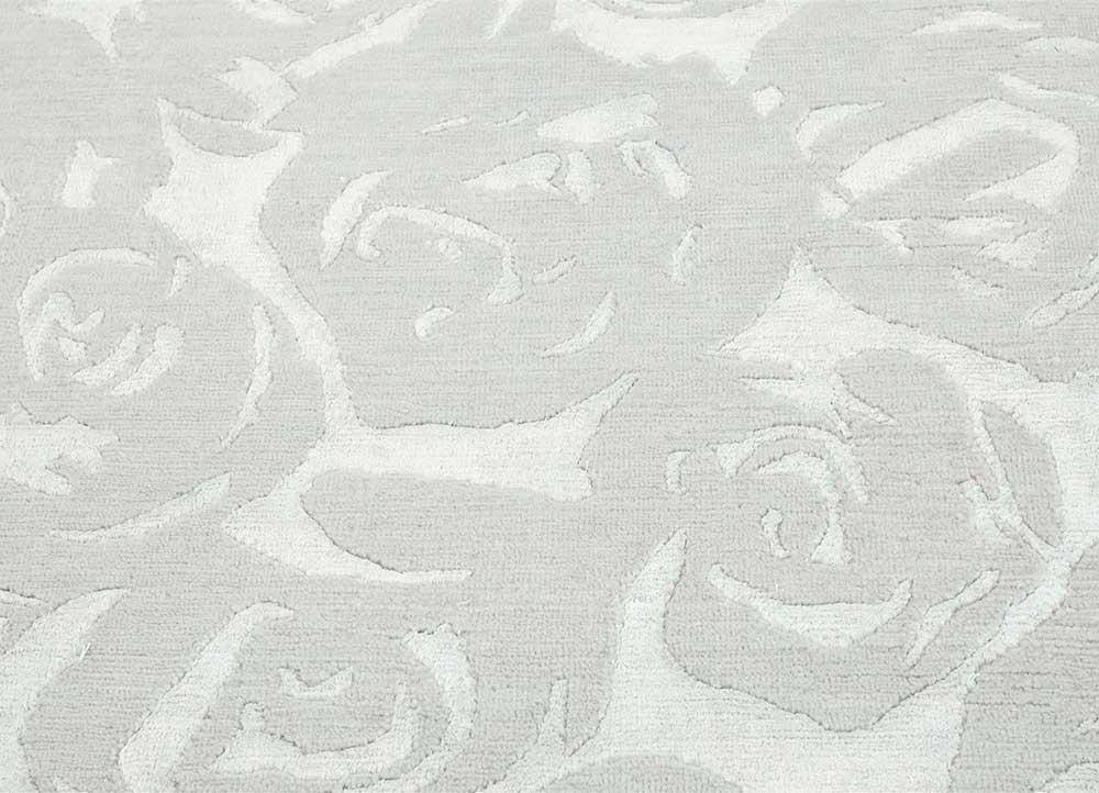Wollteppich - 240 x 120 cm - hellgrau