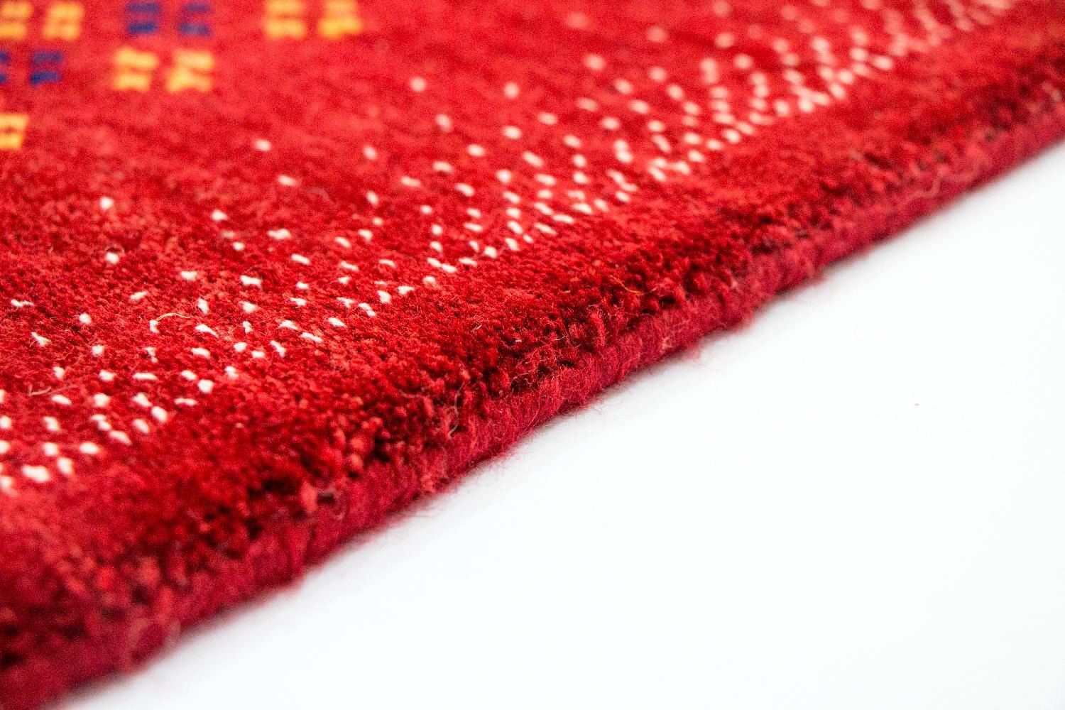 Gabbeh Teppich - Loribaft Indus 400 x 300 cm - rot