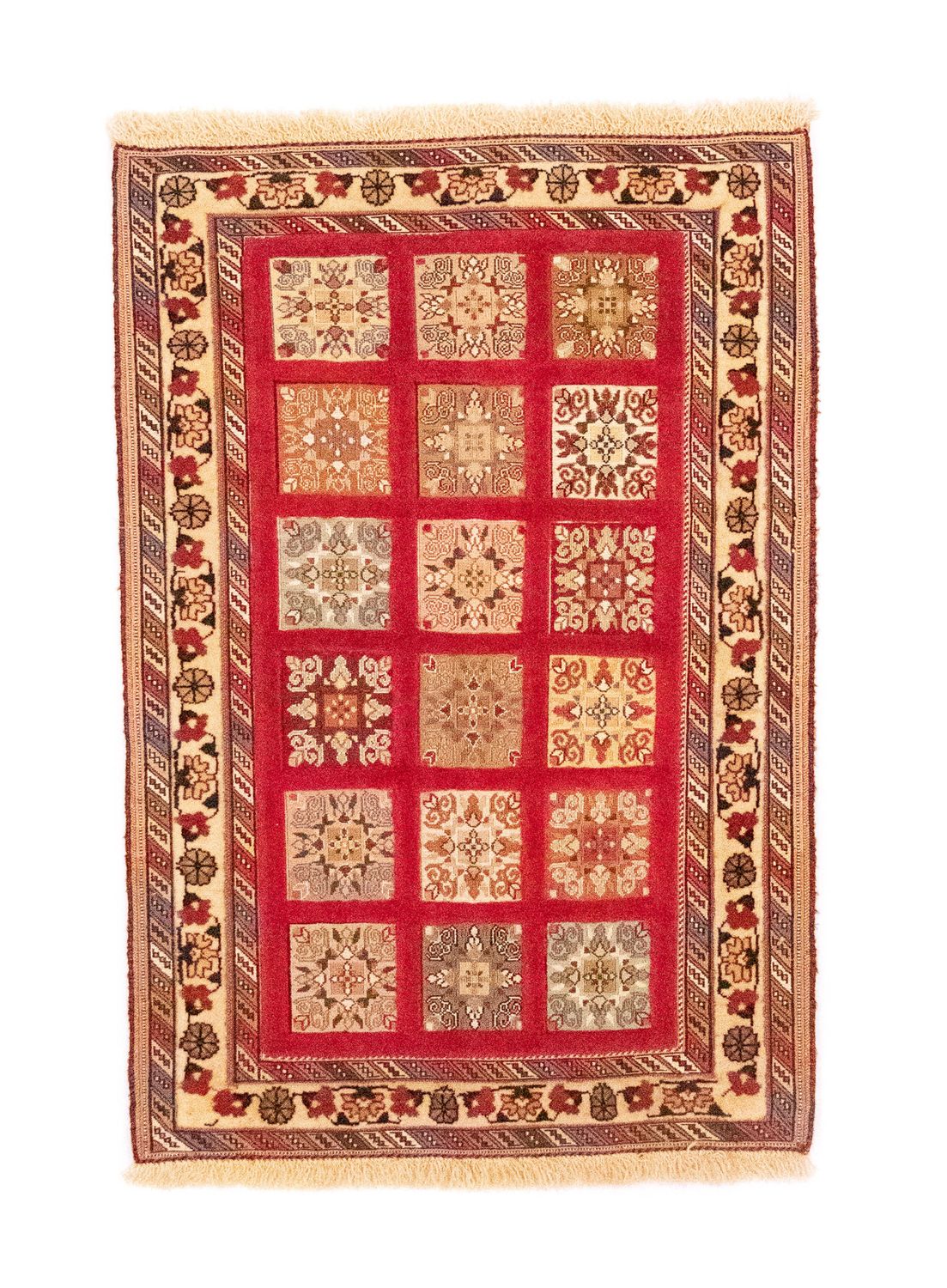 Perserteppich - Nomadic 121 x 81 cm - rot
