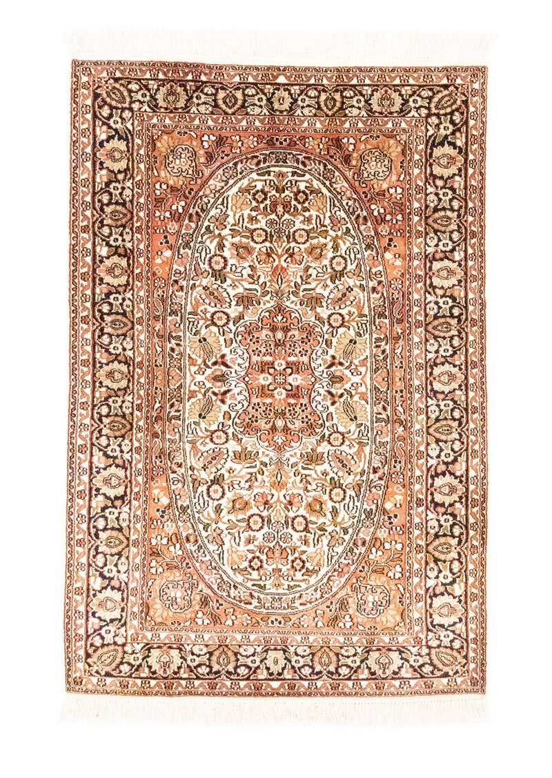 Seidenteppich - Kaschmir Seide 125 x 83 cm Teppichbrücke