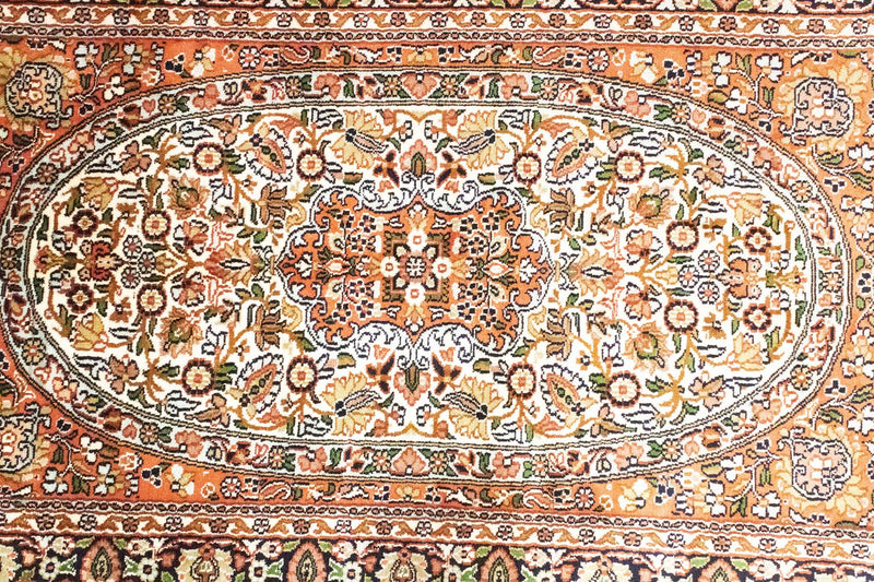 Seidenteppich - Kaschmir Seide 125 x 83 cm Teppichbrücke