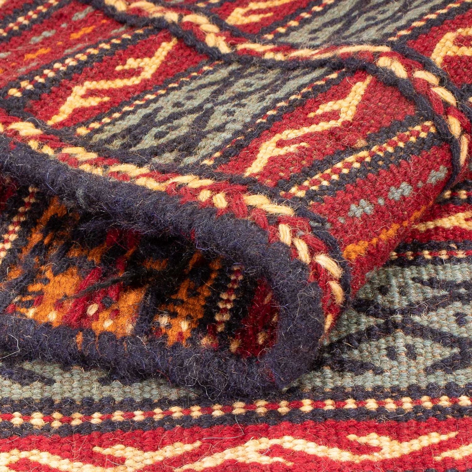 Kelim Teppich - Oriental - 155 x 100 cm - mehrfarbig
