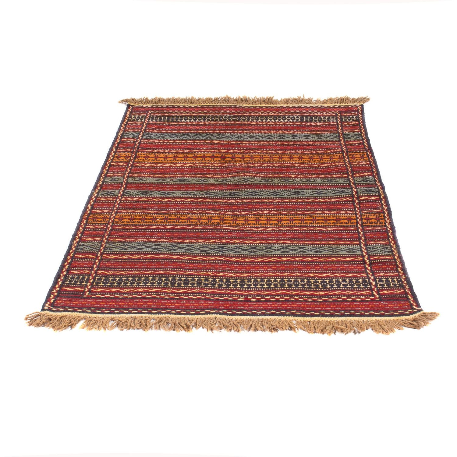 Kelim Teppich - Oriental - 155 x 100 cm - mehrfarbig